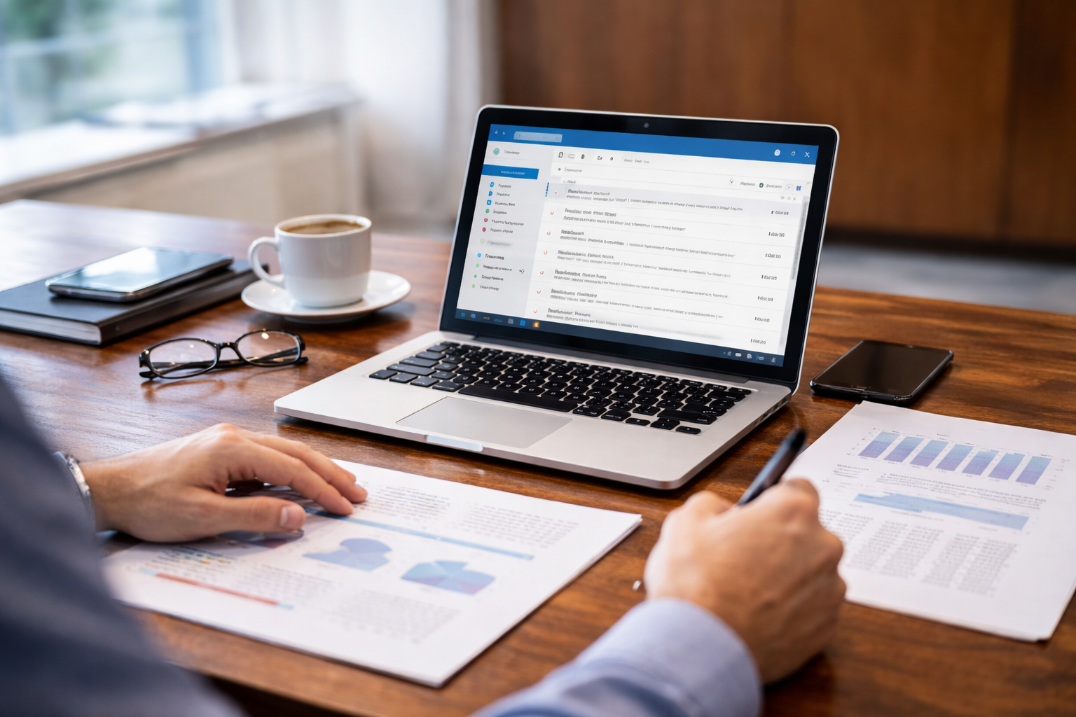 Professional email and document management